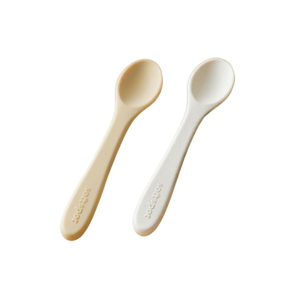 Soft Spot Baby Spoons, 2pk (3 Designs) - Pupsik Singapore