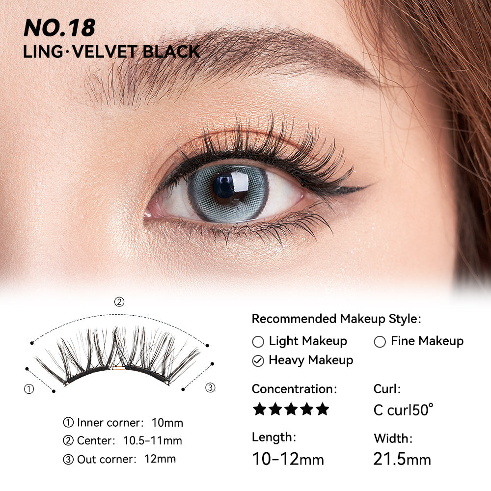 WOSADO Soft Magnetic Eyelashes (20 Types) - Pupsik Singapore