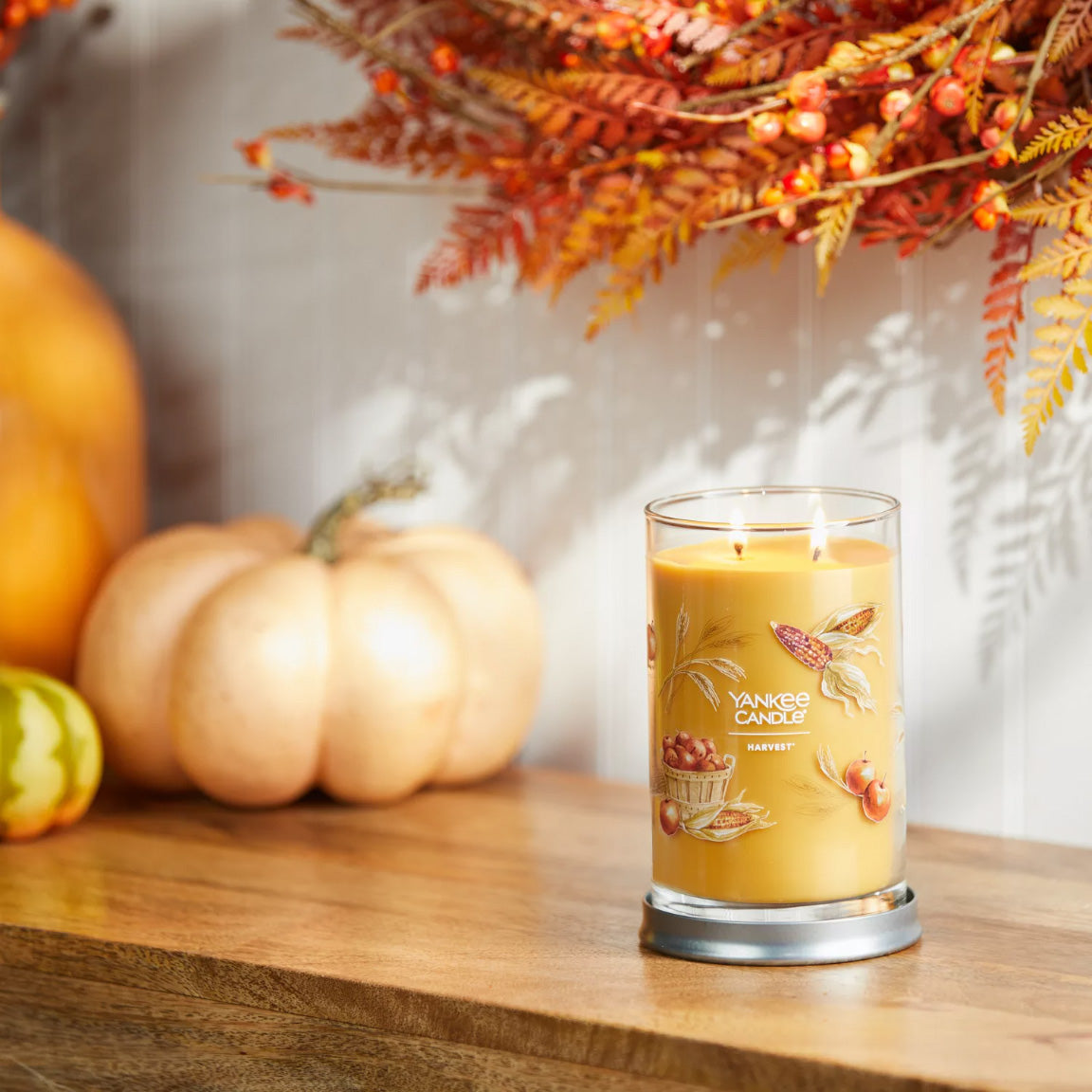 Yankee Candle Signature Large Tumbler Candle, 2-wicks (20oz) - Harvest