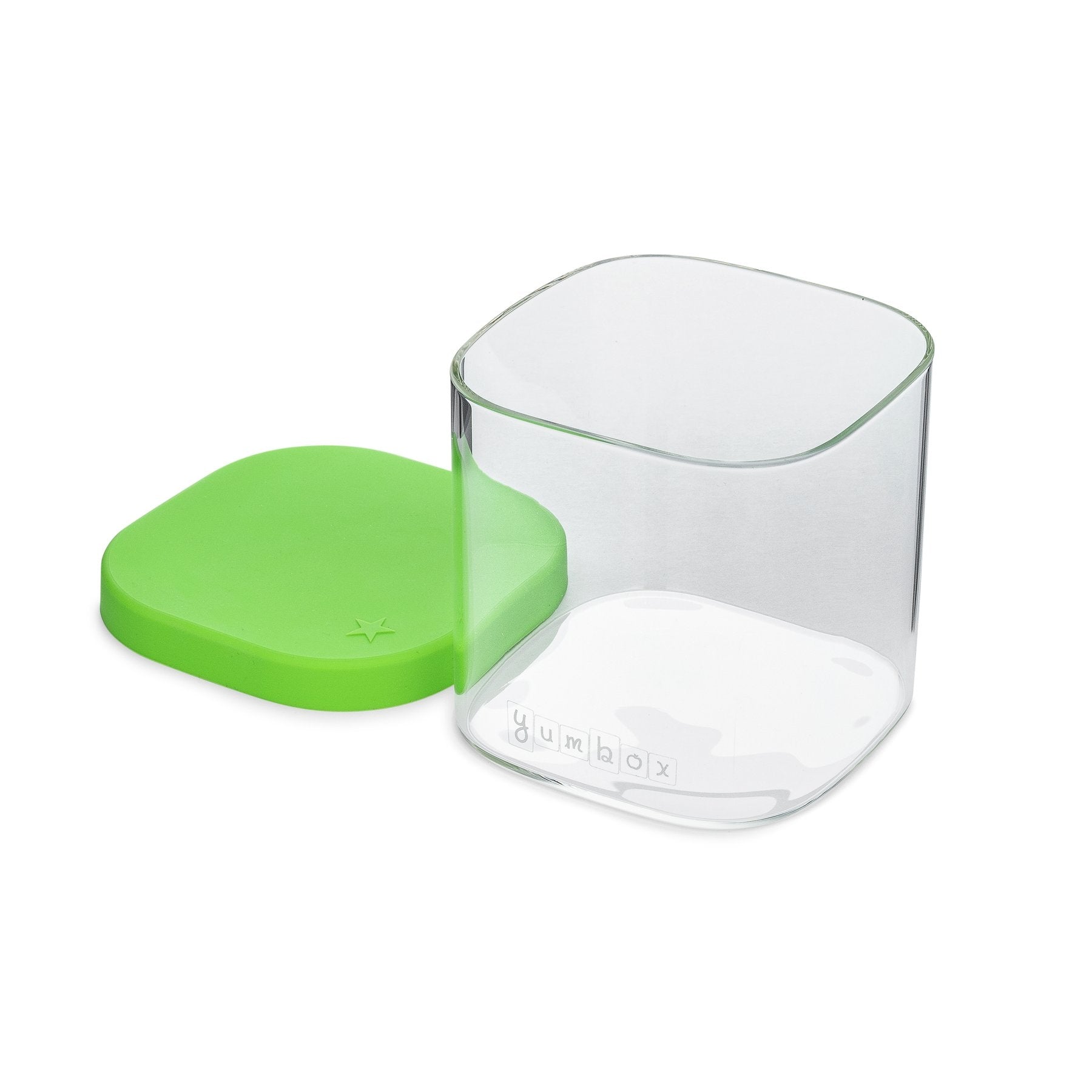 Yumbox Chop Chop Glass Storage Cubes, 3pc (3 Colours) - Pupsik Singapore