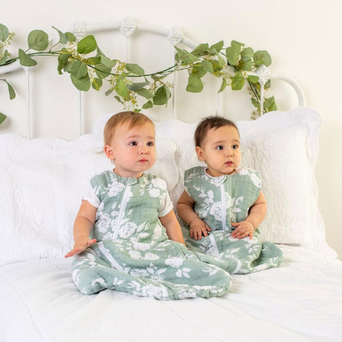 Bebe Au Lait Muslin Bedtime Sleeper - Vintage Floral