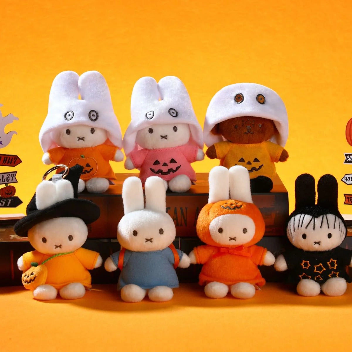 Miffy x VIPO Halloween Plush Keychain Blind Box, 1pk