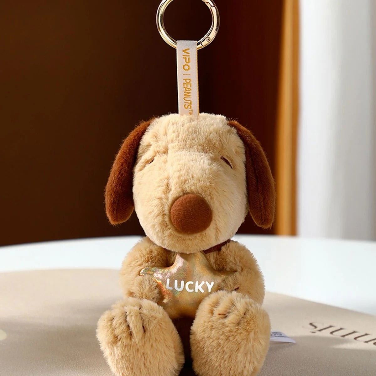 Peanuts x VIPO Snoopy Plush Keychain Blind Box, 1pk (Cute Pal Series)