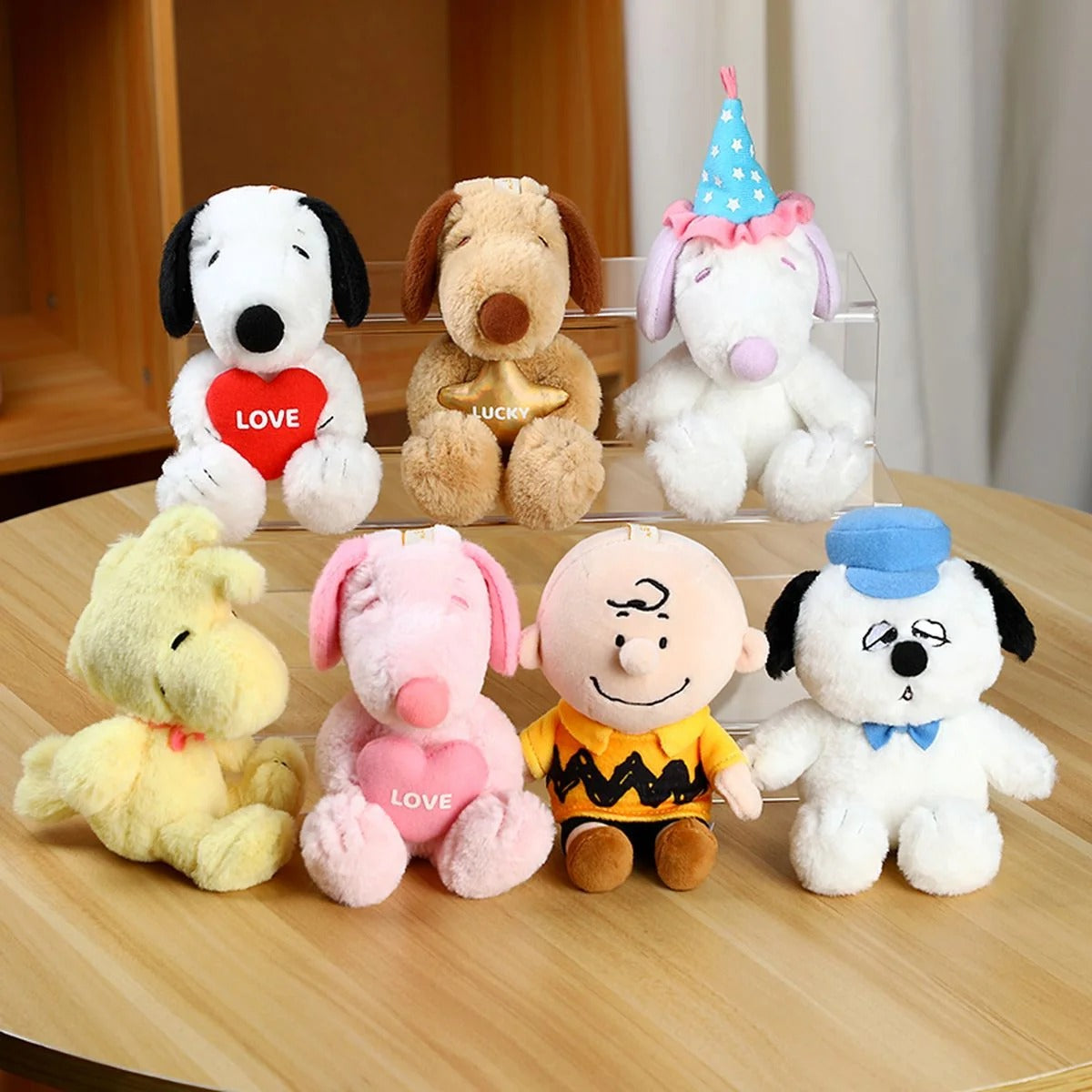 Peanuts x VIPO Snoopy Plush Keychain Blind Box, 1pk (Cute Pal Series)