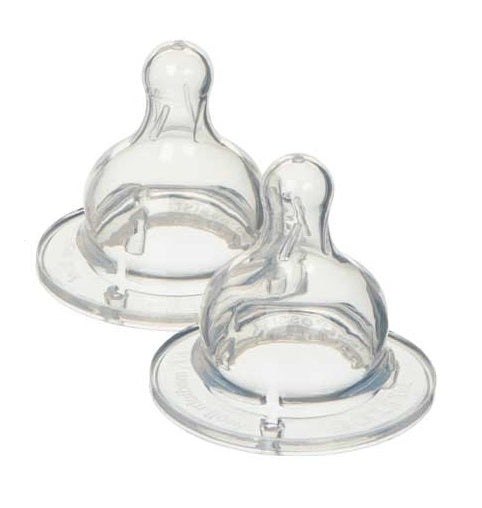 Vital Baby Silicone Feed Assist Teats (2pk) - Medium Flow