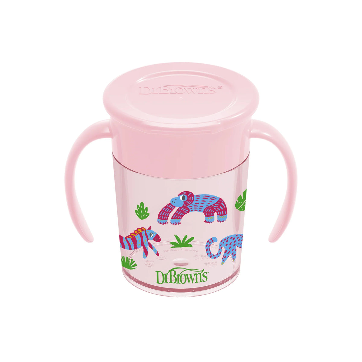Dr. Brown’s Milestones Cheers360 Cup with Handles, 7 oz/200 mL (4 Designs) | 6M+ - Pupsik Singapore