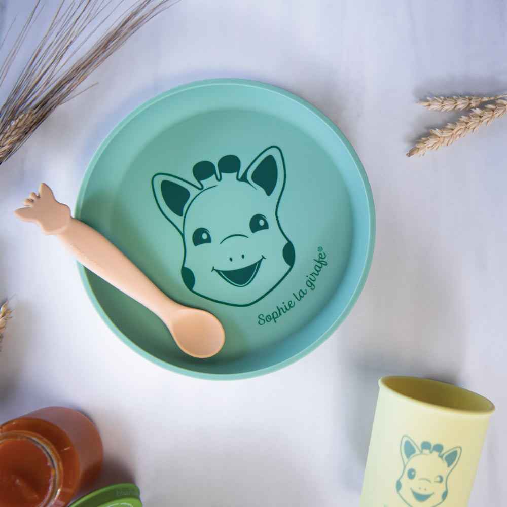 Sophie the Giraffe Silicone Baby Meal Set