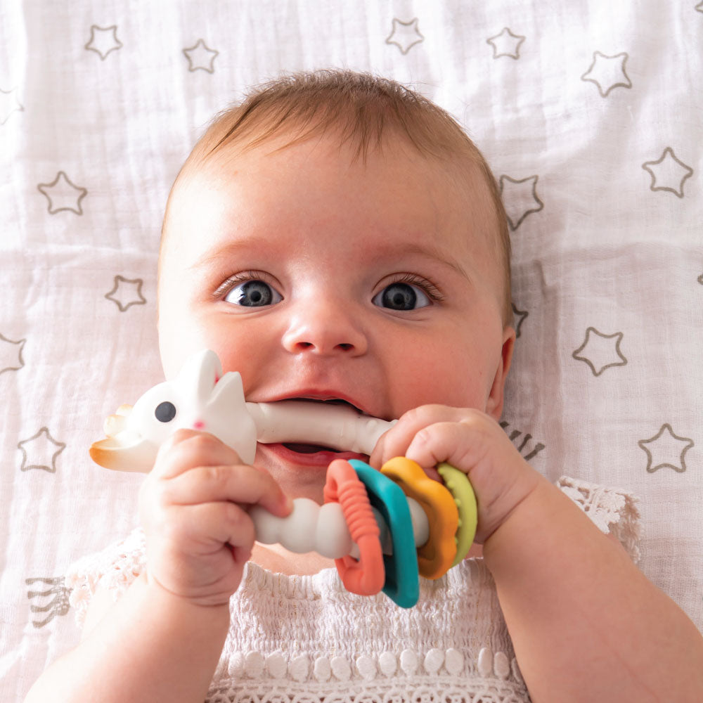 Sophie The Giraffe So Pure Colo'Rings Teether