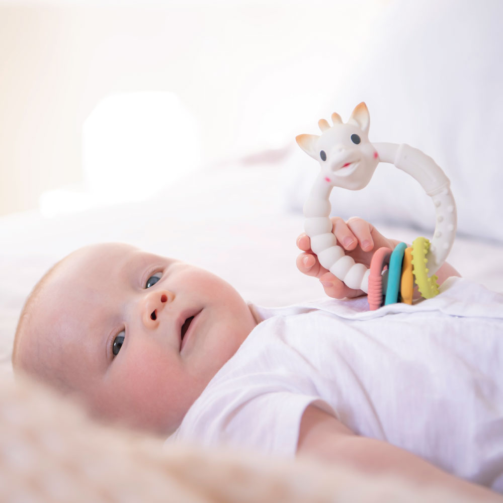 Sophie The Giraffe So Pure Colo'Rings Teether
