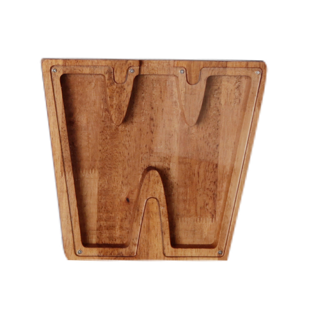 Wooden Alphabet Piggy Bank (23 Letters) - Pupsik Singapore