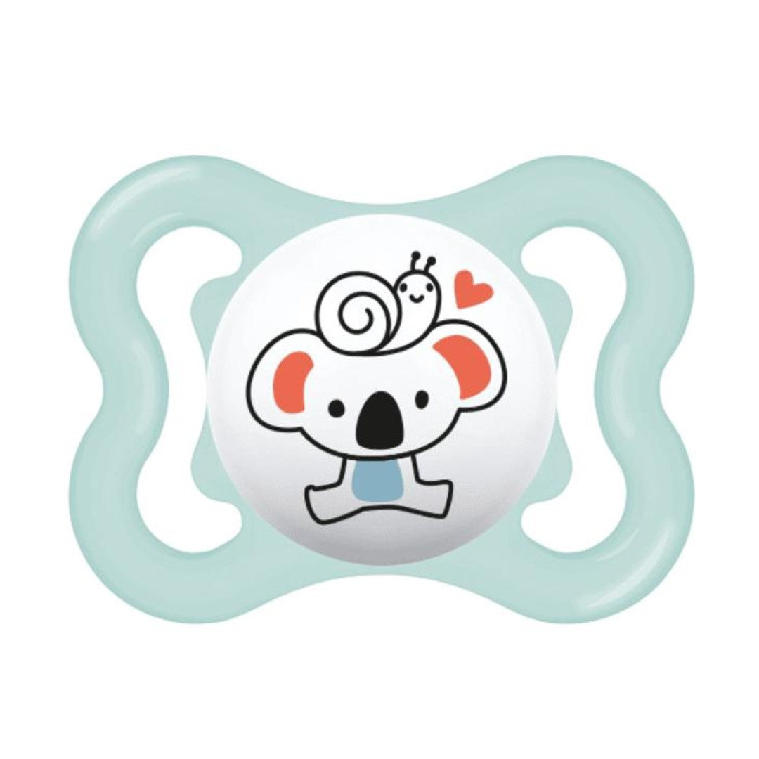 MAM Supreme Pacifier with Case, 2-6M - 3 Assorted Designs - Pupsik Singapore