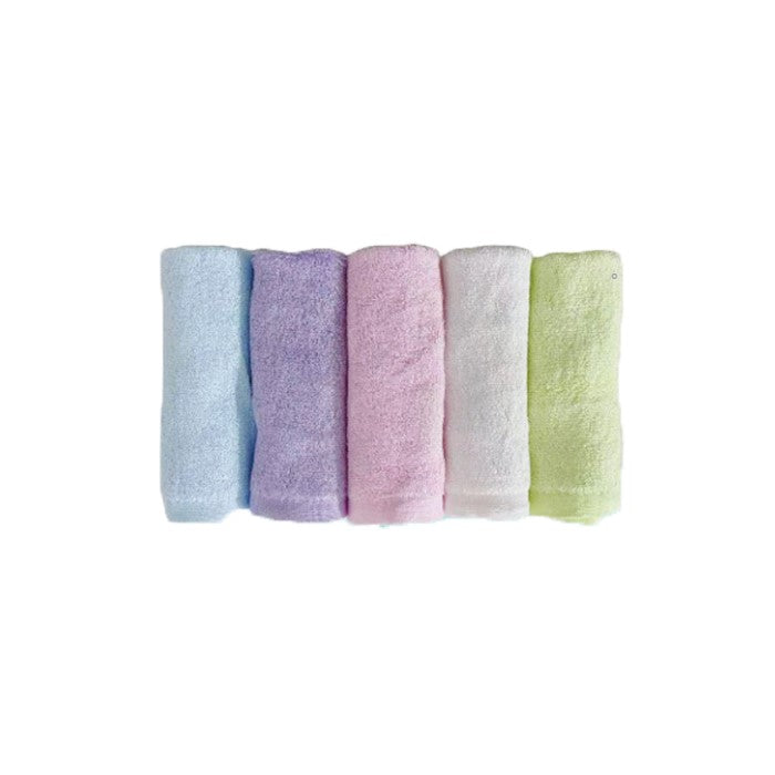 Little Zebra Bamboo Baby Washcloth, 5pk - Multicolor - Pupsik Singapore