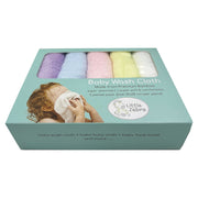 Little Zebra Bamboo Baby Washcloth, 5pk - Multicolor