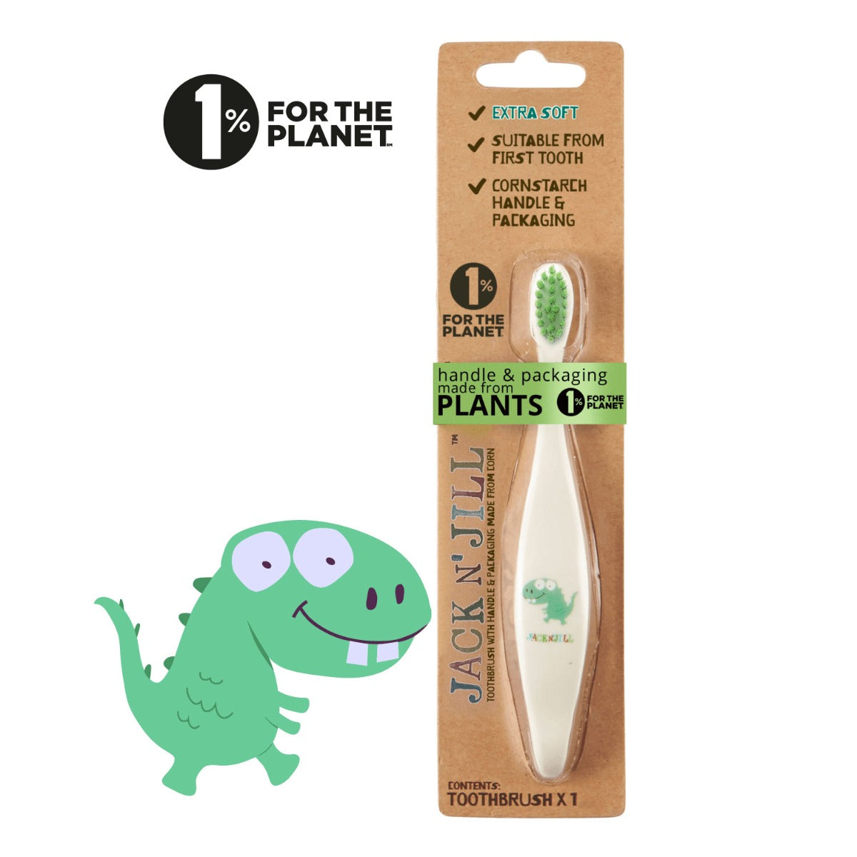 Jack N' Jill Bio Toothbrush (5 Designs) - Pupsik Singapore