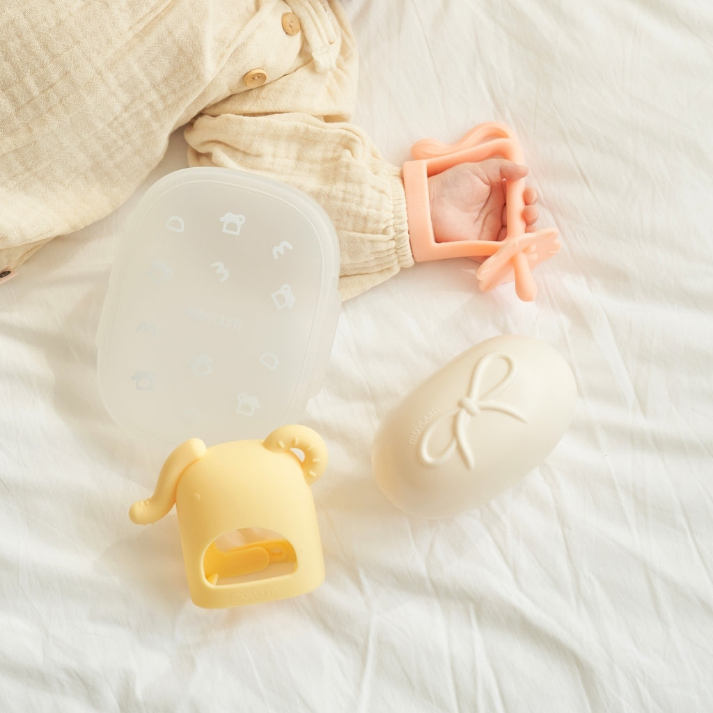 Moyuum Lion Wrist Teether with Case (4 Colors)