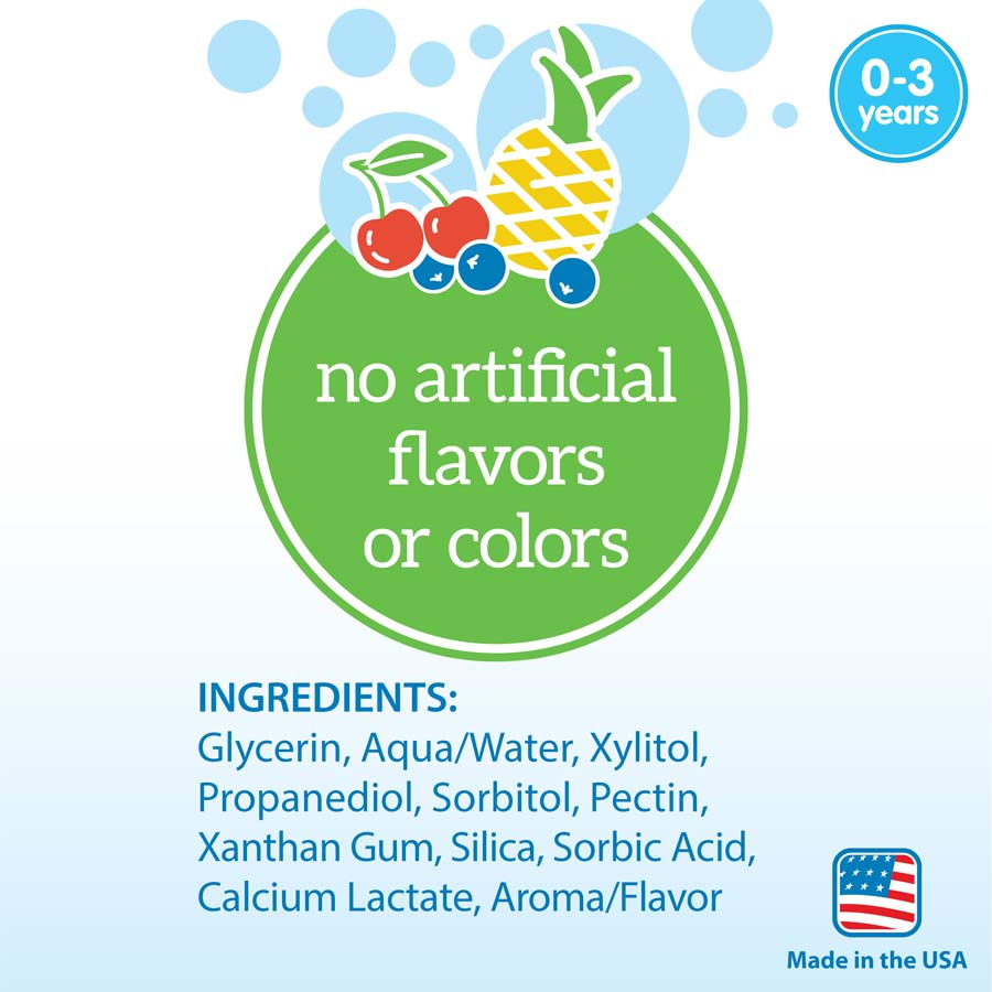 Dr. Brown's Fluoride-Free Baby Toothpaste, 40g - Mixed Fruits (Exp 06/27)