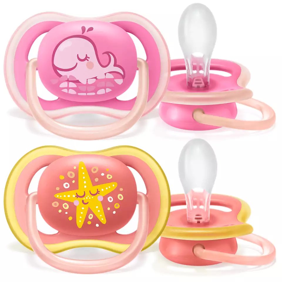 Philips Avent Ultra Air Pacifier, 2pk - 6-18M (14 Designs)