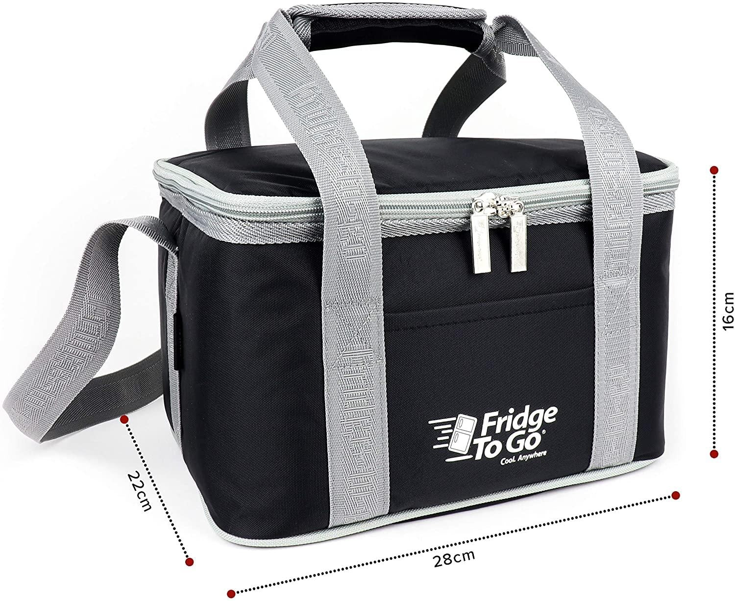 Fridge-To-Go Victoria SB Cooler Bag - Black (8 Panels)