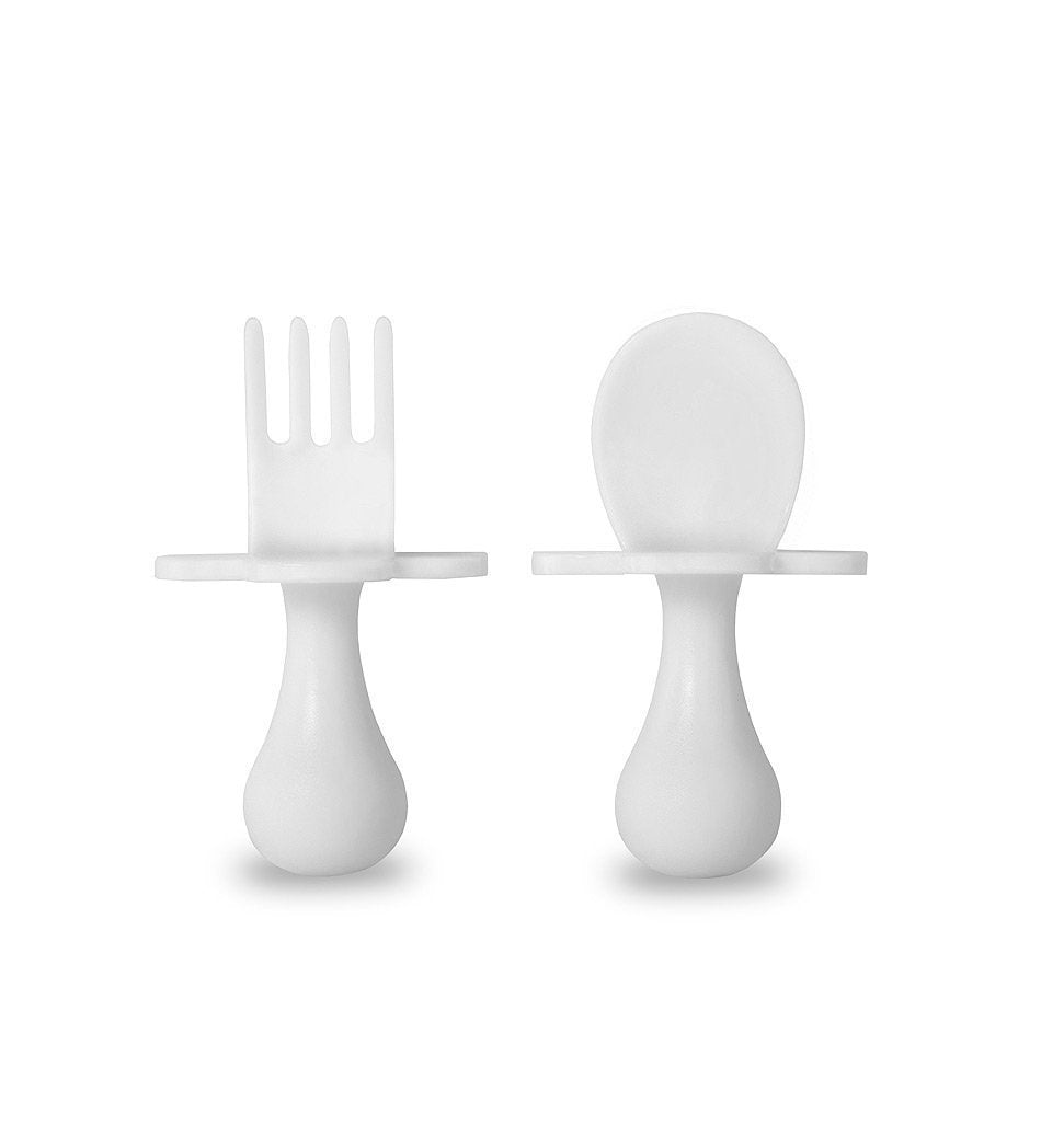 Grabease First Self Feeding Utensil Set - Baby Spoon & Fork (12 Colours)