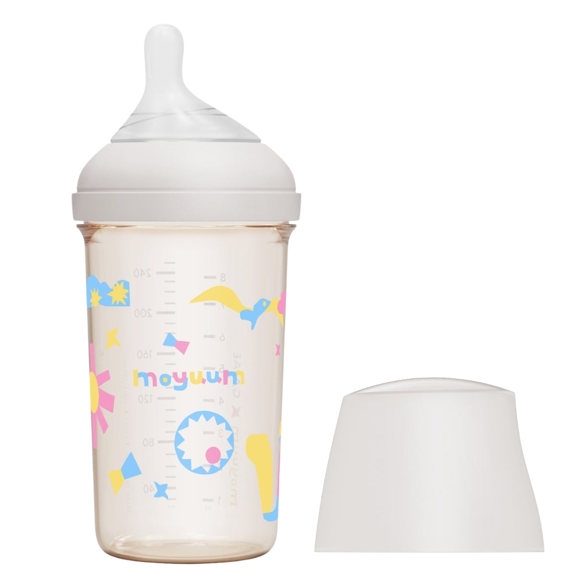 Moyuum mov.aa PPSU Wide Neck Baby Bottle, 160/250ml (3 Colors)