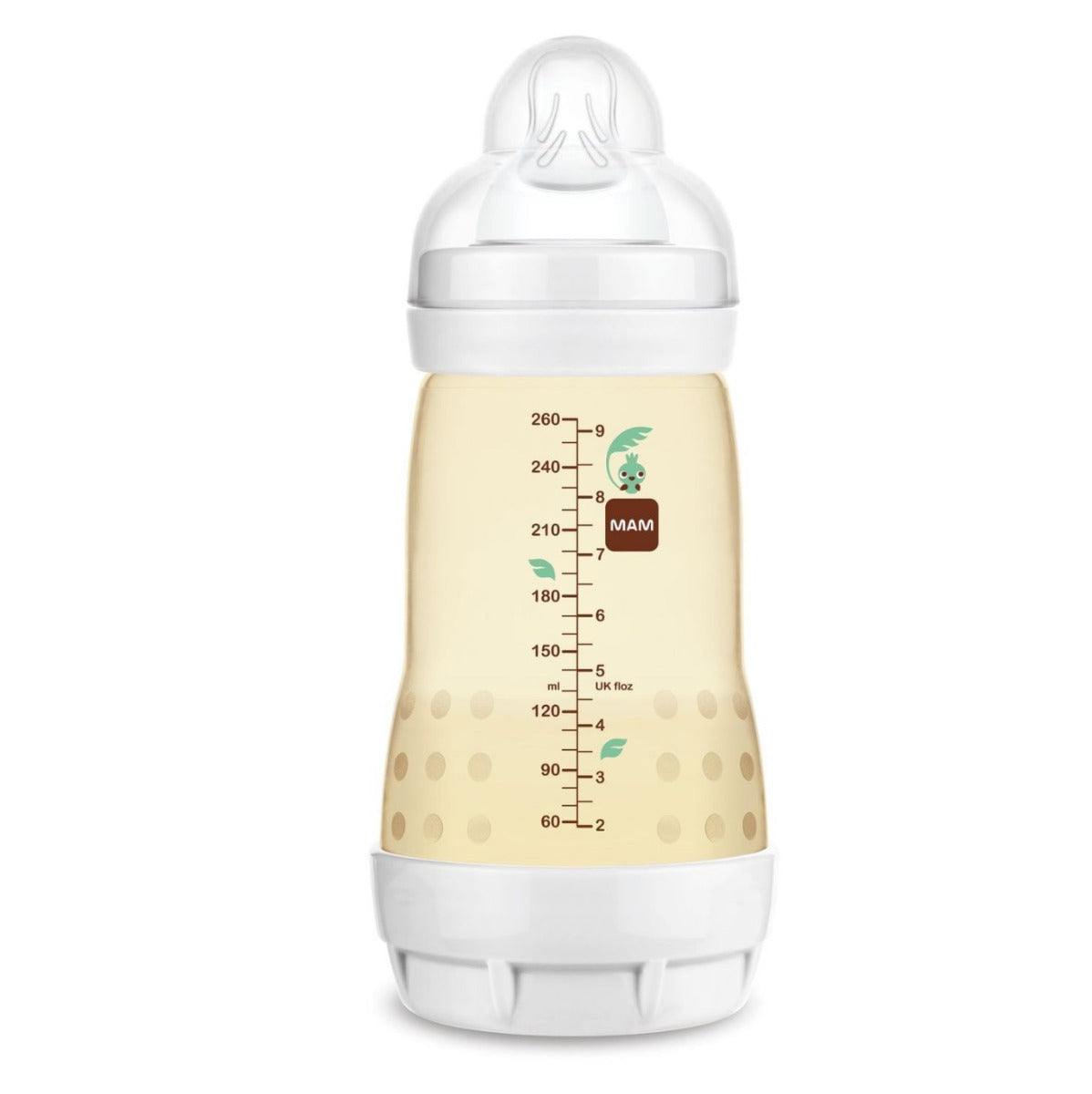 MAM Easy Start Anti-Colic Premium PPSU Milk Bottle, 260ml (3 Assorted Colours)