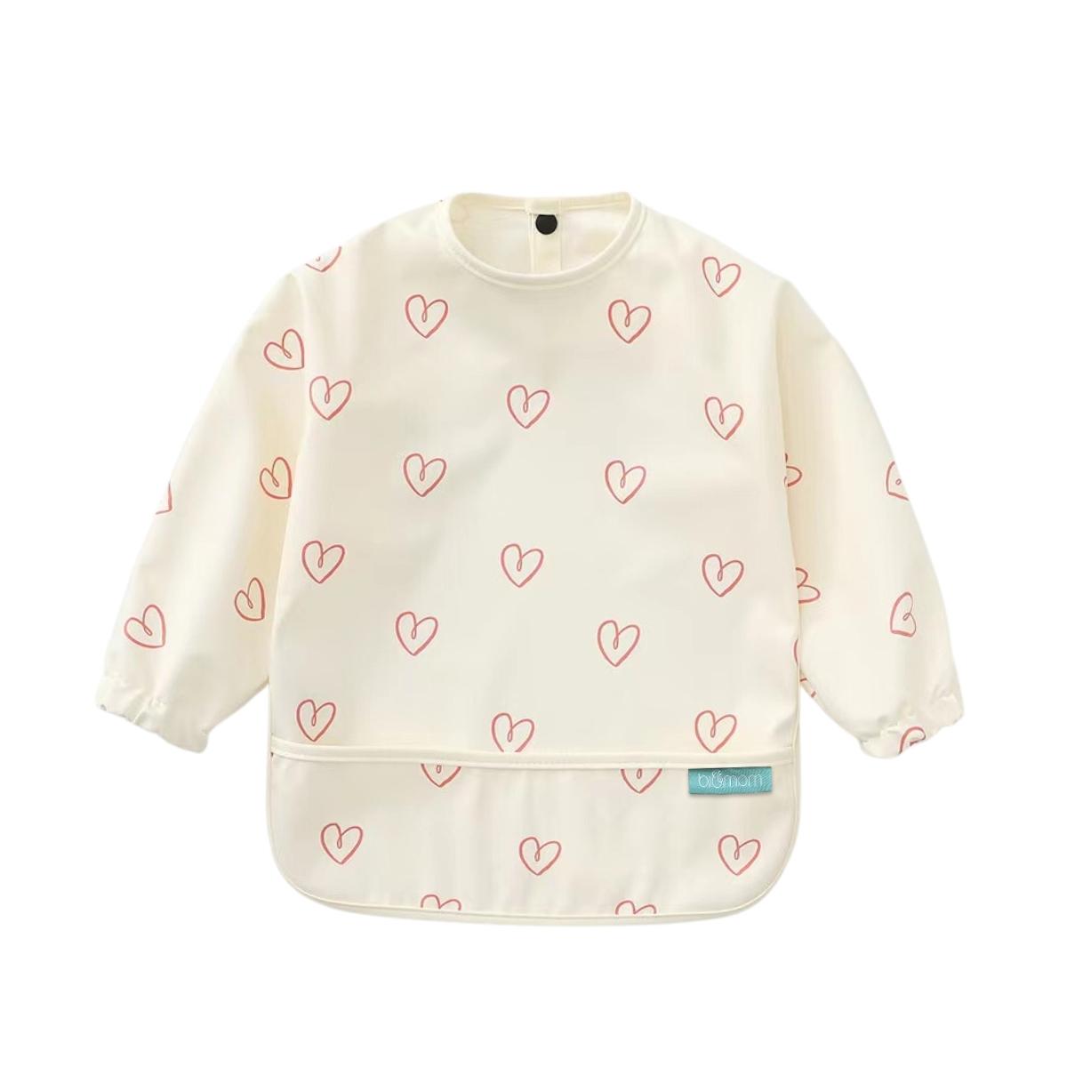 Biomom Baby Smock Bib - Sweetheart (2 Sizes)