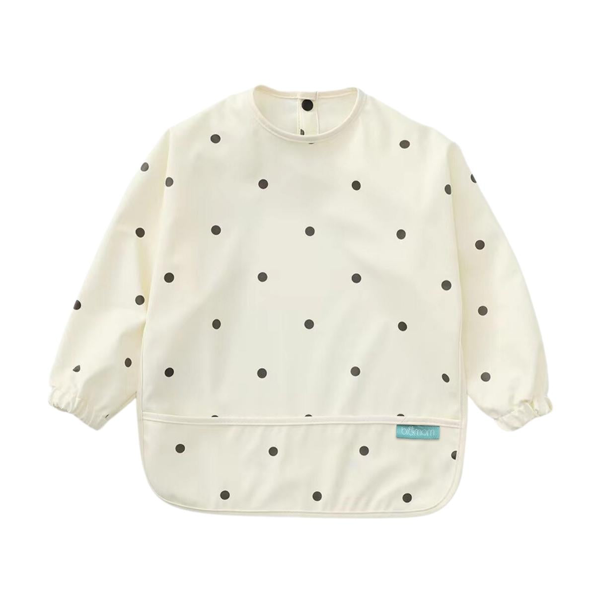 Biomom Baby Smock Bib - Polka Dots (2 Sizes)