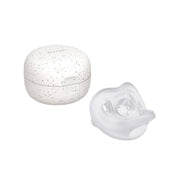Moyuum All-Silicone Macaron Pacifier with Case, 3-6M (4 Colors)