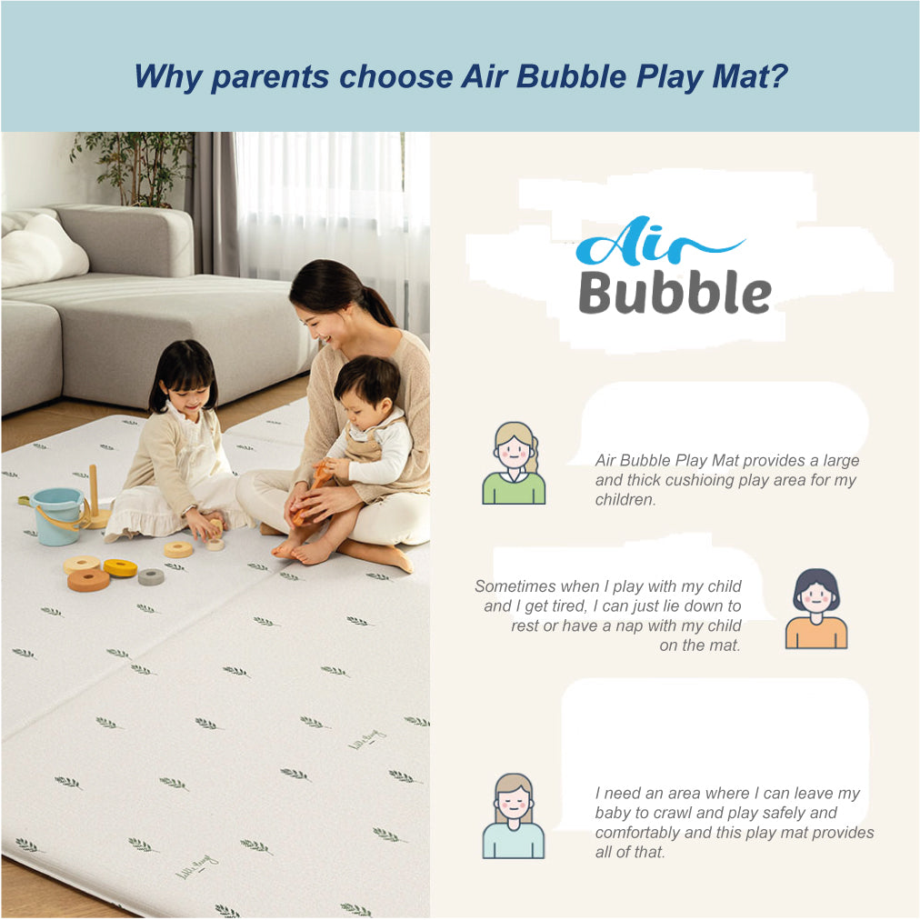 Parklon Air Bubble Playmat - Terrazzo Square (L40)
