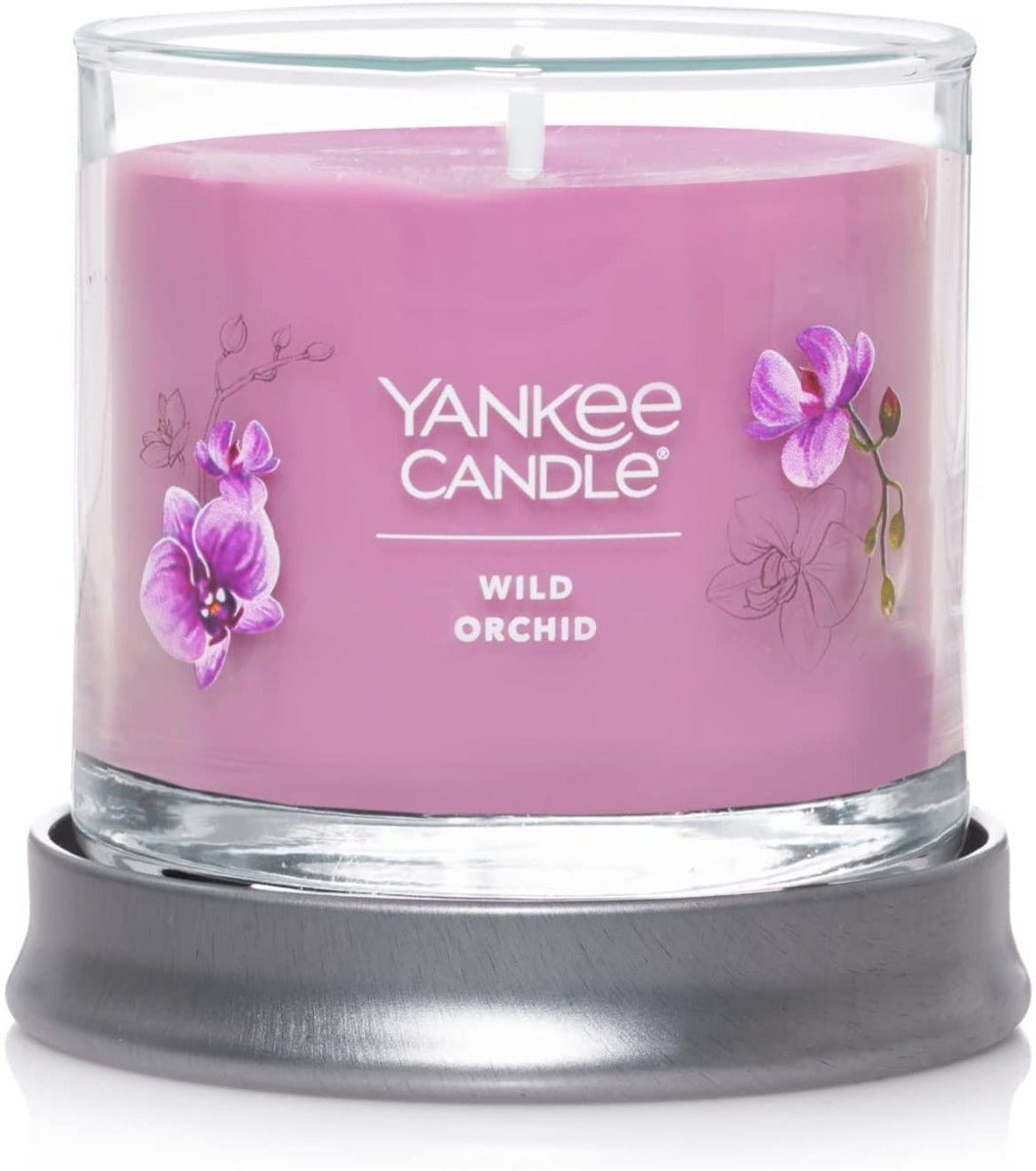 Yankee Candle Signature Small Tumbler Candle, 1- Wick (4.3oz) - Wild Orchid