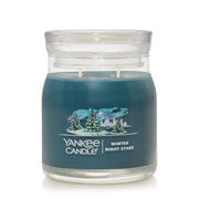 Yankee Candle Signature Medium Jar Candle, 2-wicks (13oz) - Winter Night Stars