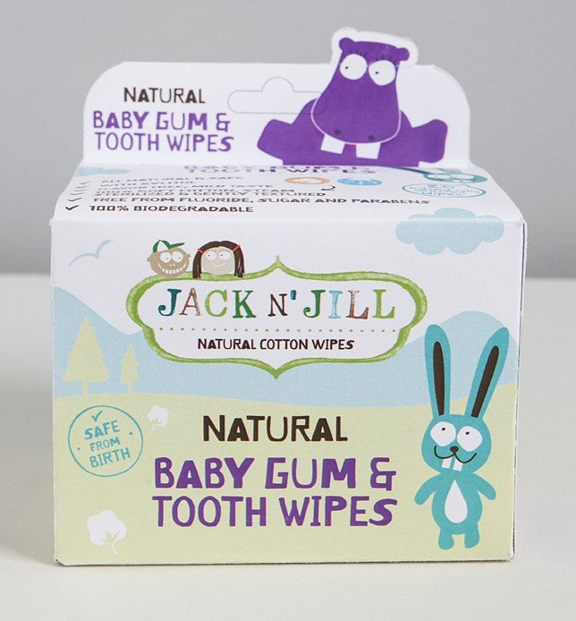 Jack N' Jill Natural Baby Gum & Tooth Wipes, 25 pcs (exp 11/27)
