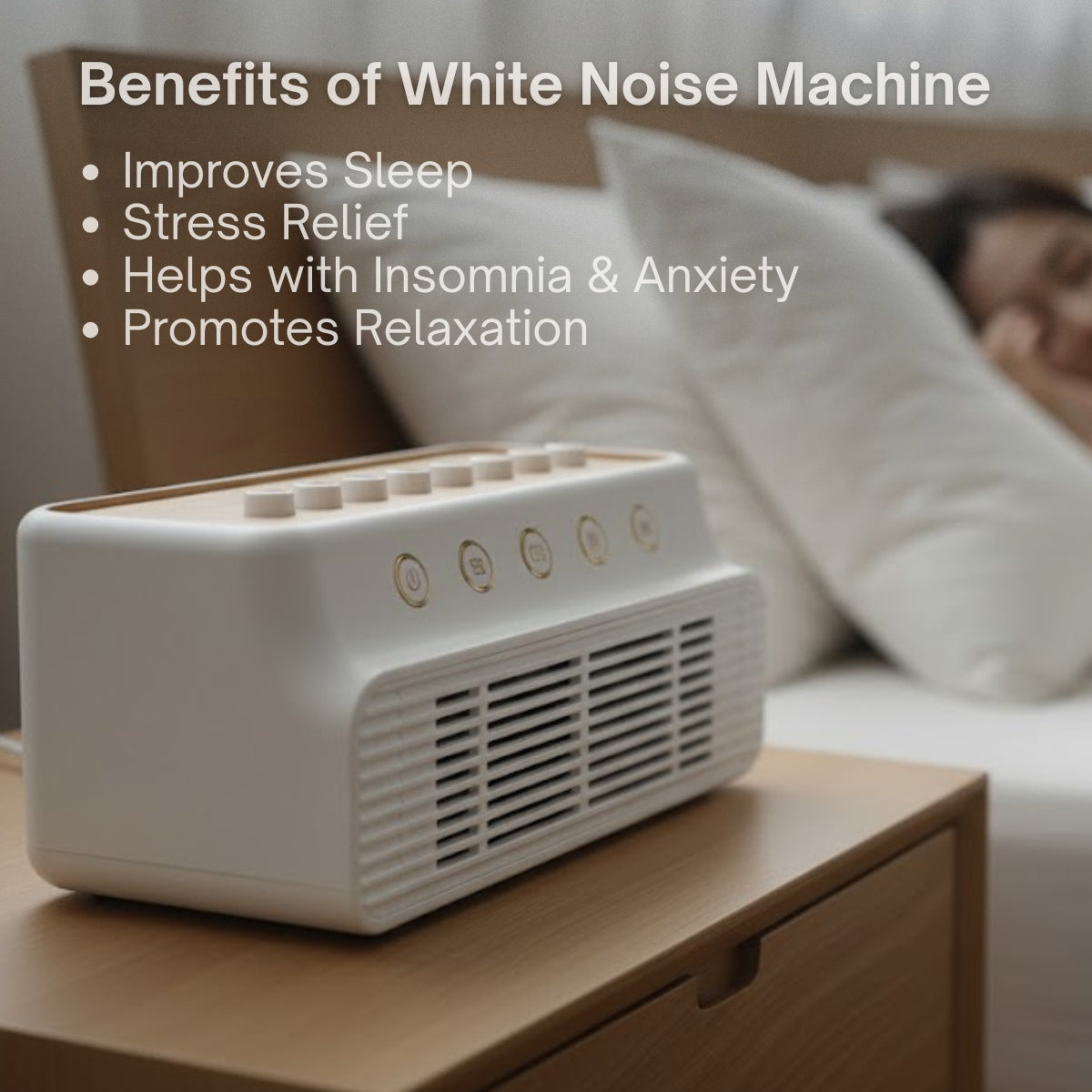 Biomom White Noise Machine & Speaker (2 colors)