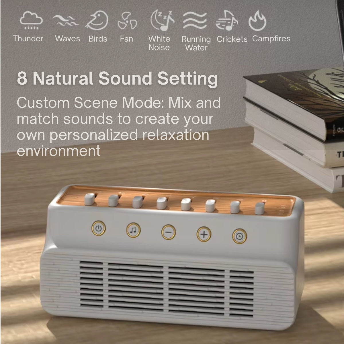 Biomom White Noise Machine & Speaker (2 colors)