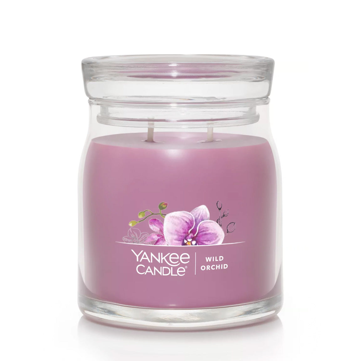 Yankee Candle Signature Medium Jar Candle, 2-wicks (13oz) - Wild Orchid