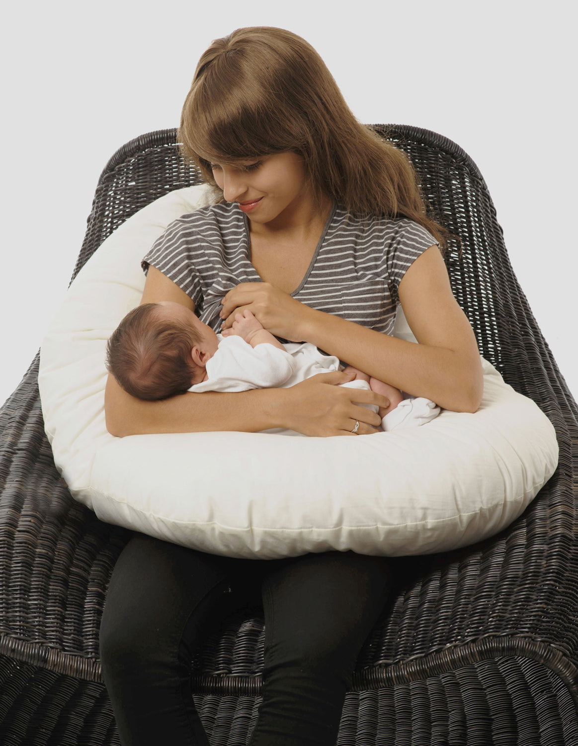 MPJ Wonderpillow 8-in-1 Maternity, Nursing Microfibre Pillow with Bamboo Cover (2 Designs)