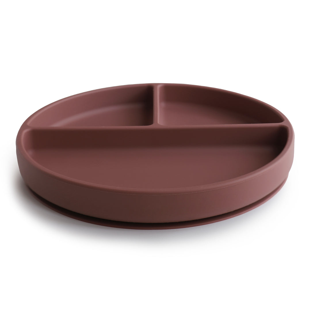 Mushie Silicone Suction Baby Plate (12 Colours) - Pupsik Singapore