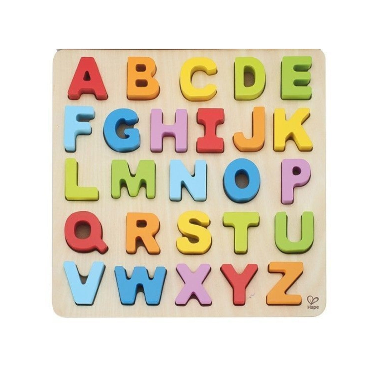 Hape Chunky Alphabet Puzzle (2 Colours) - Pupsik Singapore