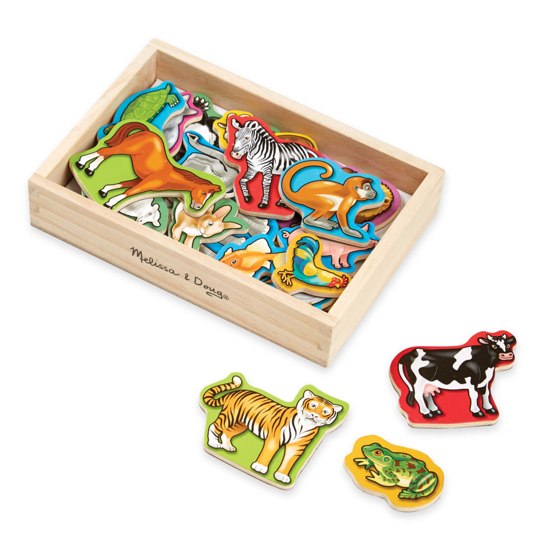 Melissa & Doug Magnetic Wooden Animals