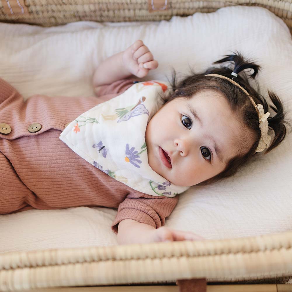 Bebe Au Lait Oh-So-Soft Muslin Bandana Bib (14 Designs) - Pupsik Singapore