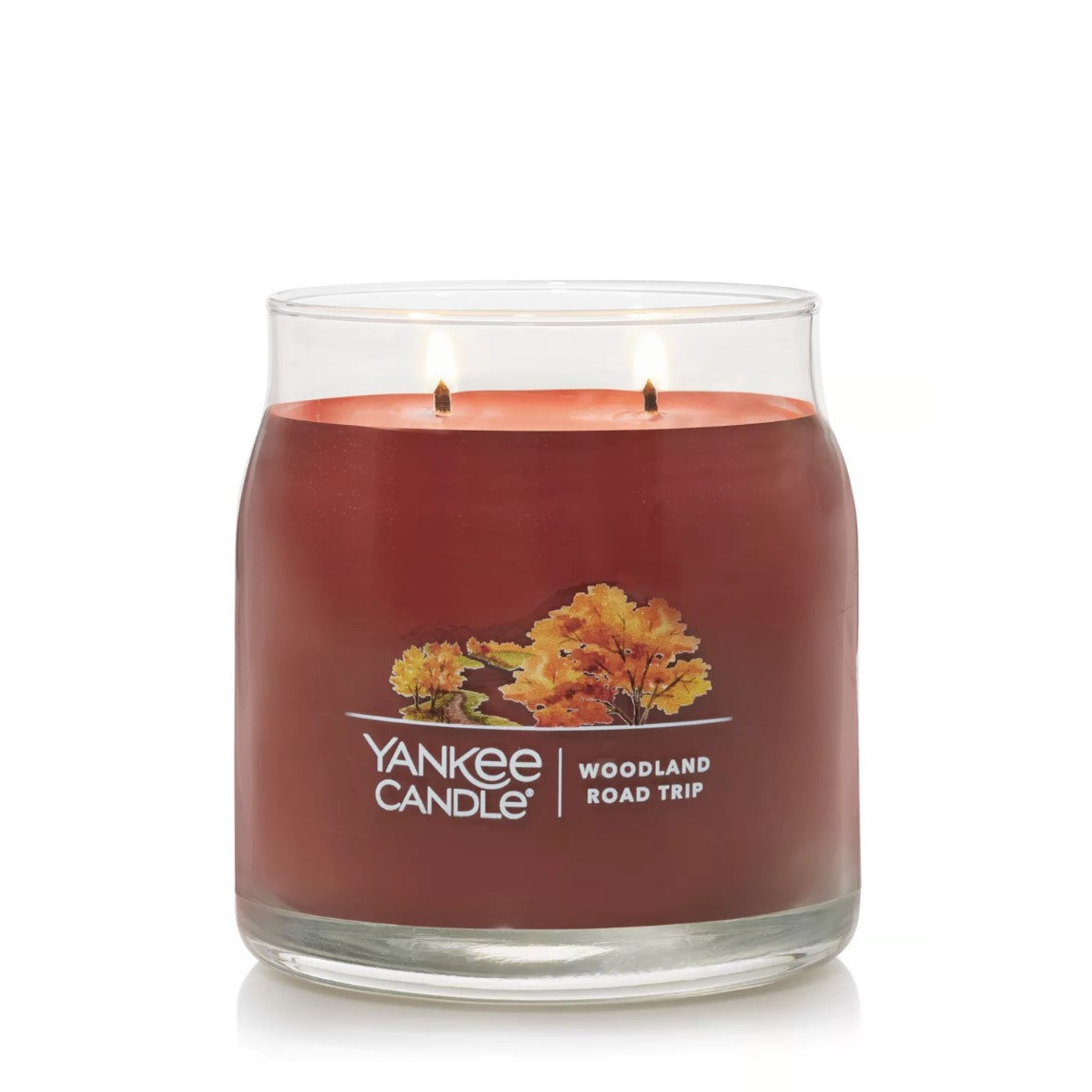 Yankee Candle Signature Medium Jar Candle, 2-wicks (13oz) - Woodland Road Trip