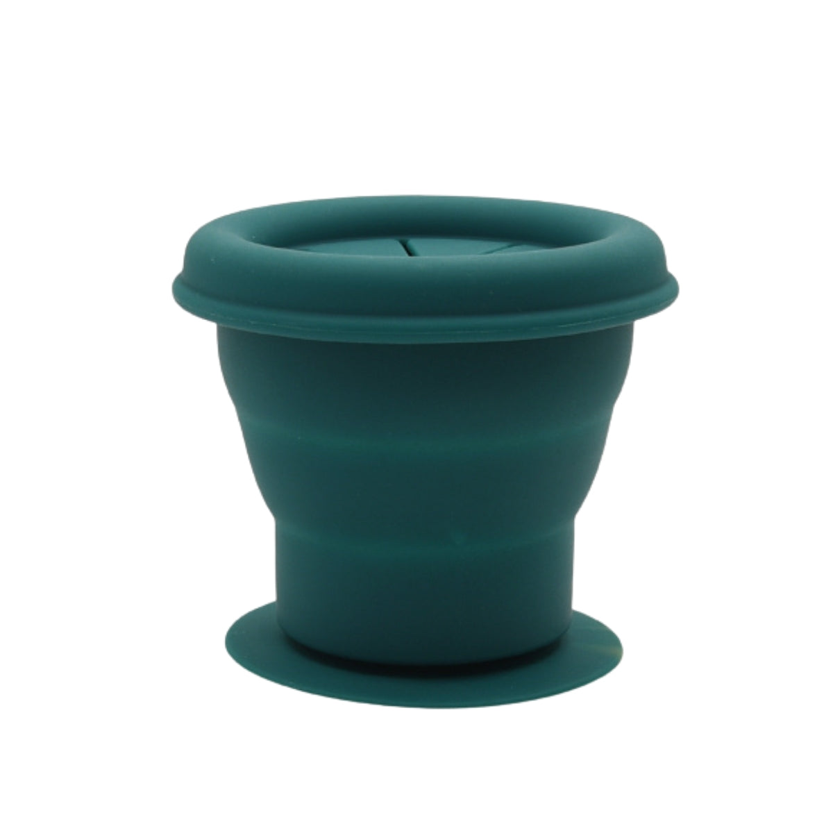 Biomom Silicone Collapsible Suction Snack Cup (5 Colors) - Pupsik Singapore