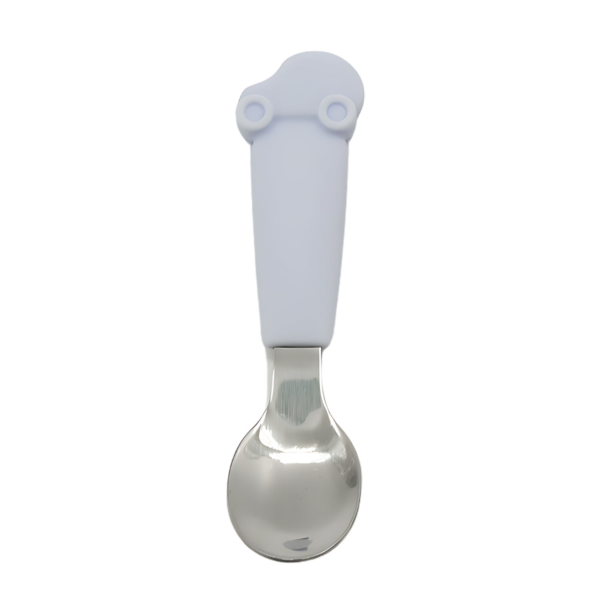 Biomom Silicone Handle Stainless Steel Little Spoon (8 Designs)