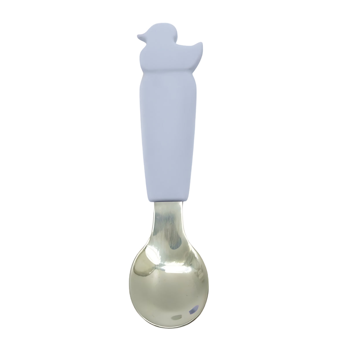 Biomom Silicone Handle Stainless Steel Little Spoon (8 Designs) - Pupsik Singapore