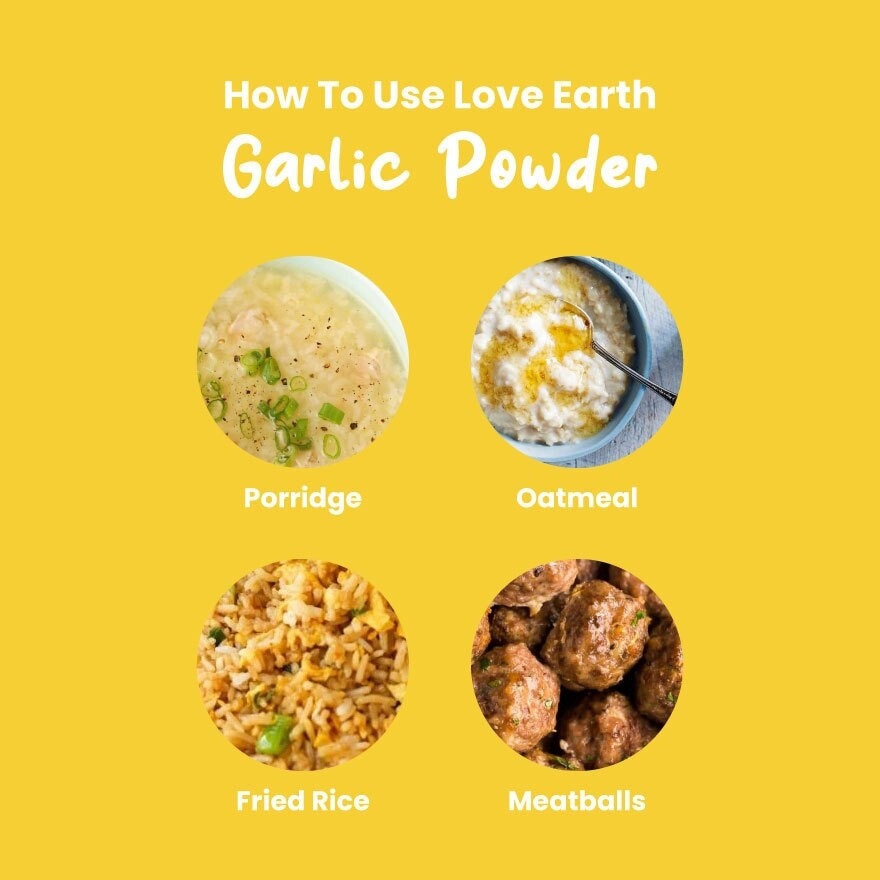 Love Earth Organic Garlic Baby Powder, 30g (Exp 11/26)