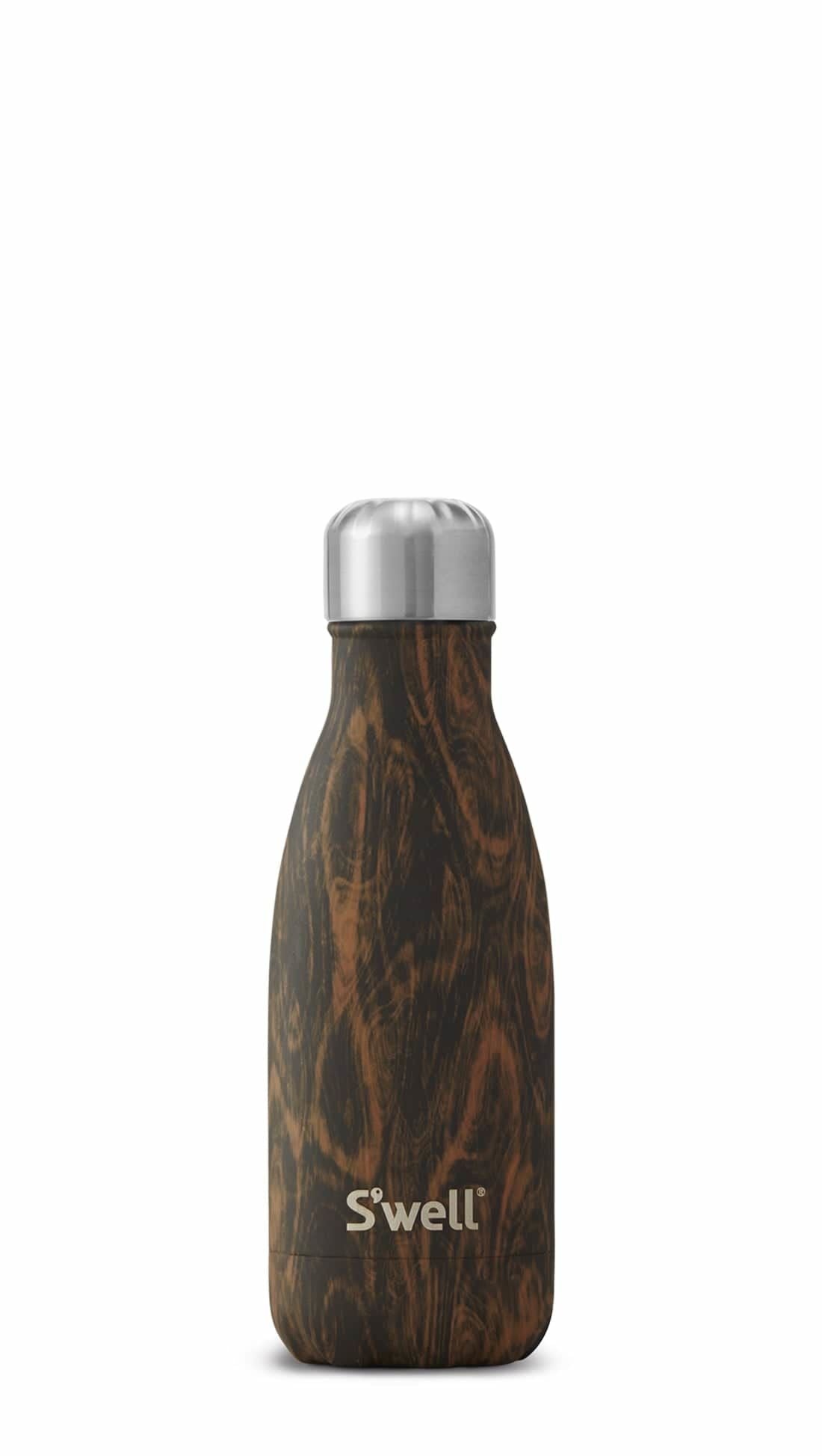 S'well Insulated Reusable Water Bottle, 9oz - Wood Collection (2 Designs) - Pupsik Singapore