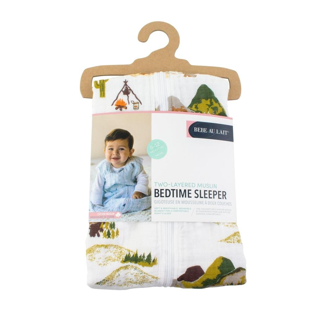 Bebe Au Lait Muslin Bedtime Sleeper - Wyoming (2 Sizes)