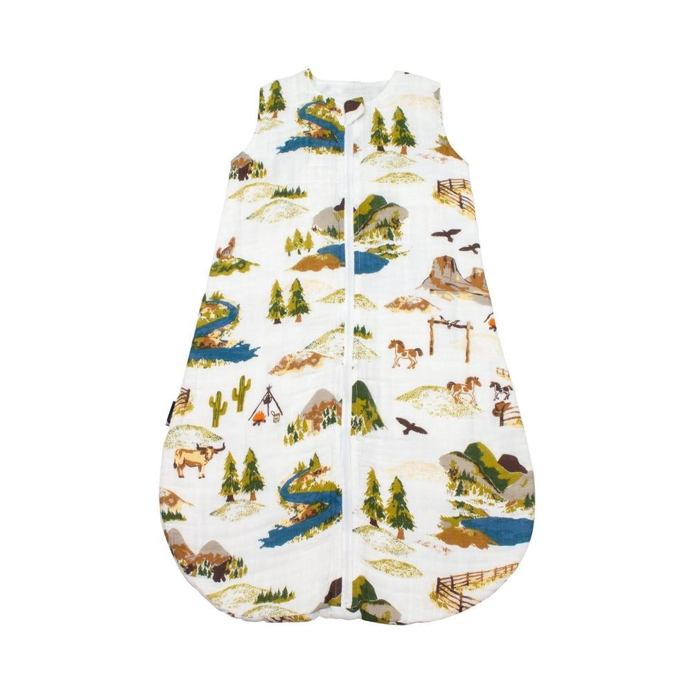 Bebe Au Lait Muslin Bedtime Sleeper - Wyoming (2 Sizes)