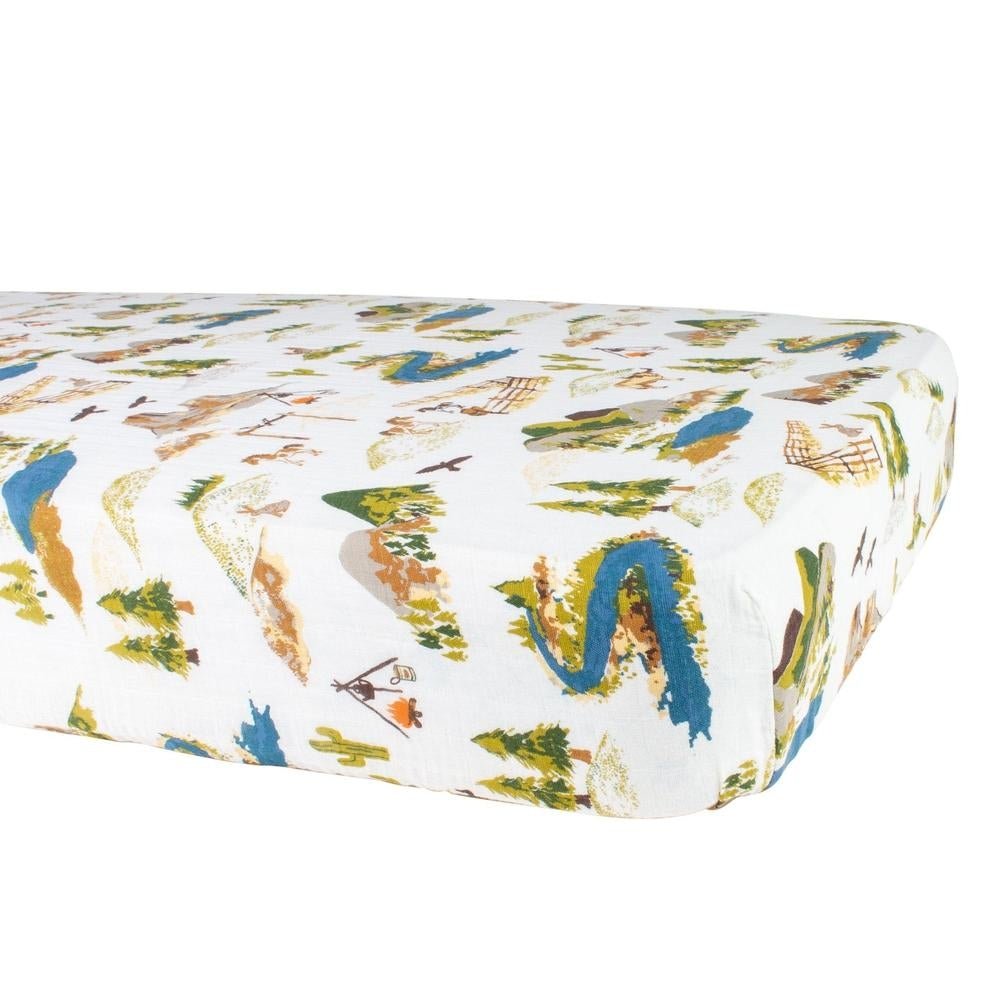 Bebe Au Lait Classic Muslin Fitted Crib Sheet (70x130cm) (18 Designs)