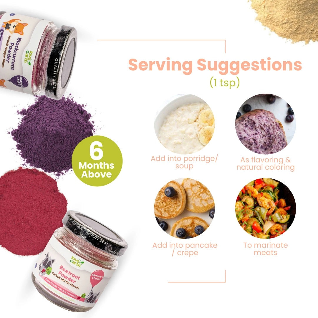 Love Earth Organic Beetroot Baby Powder, 40g (Exp 05/27)